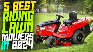 5 Best Riding Lawn Mowers 2024  Best Riding Mower 2024 [upl. by Monda]