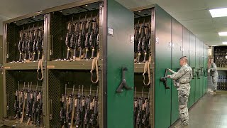 Inside Massive US Air Force Armory Storing Billion  Worth of Firearms [upl. by Eyot]