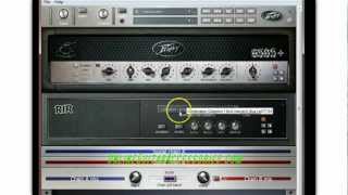 Peavey 6505 Plus ReValver Amp Demo Metal Amp Simulator Software [upl. by Auqinahs]