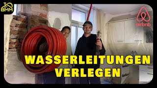 Teil 3 Neue Wasserleitungen  Unterputzdusche  Unterputzarmatur selbst verlegen [upl. by Kingsly]