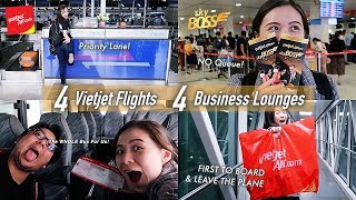 My HONEST Vietjet SKYBOSS Experience 😱\\ JQLeeJQ [upl. by Nybor118]