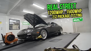 Precision Turbo  7675 7685 8385 2JZ Supra Package Dyno Testing  Real Street Performance [upl. by Oakley]