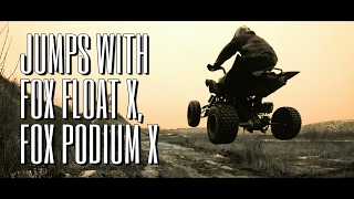 Yamaha Raptor 700 Jumps with FOX FOLAT X suspension [upl. by Aldarcy]