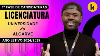 Candidaturas Disponíveis  Universidade do Algarve [upl. by Auhsuoj800]