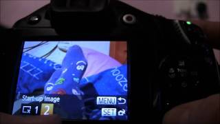 Canon Powershot SX40 HS Tutorial Step Eighteen  Customizing your startup image [upl. by Greeley]