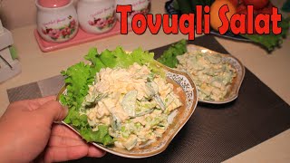 CHICKEN Salad Вкусный КУРИНЫЙ СалатTOVUQLI Salat Tayyorlash Salatlar tayyorlash 2022 Salad [upl. by Scheck]