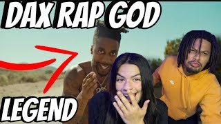 10 min STRAIGHT Dax RAP GOD Freestyle REACTION [upl. by Avraham]