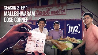 DAVANGERE BENNE DOSA IN BENGALURU MALLESHWARAM DOSE CORNER  S2 E1  by2prod [upl. by Asyl]