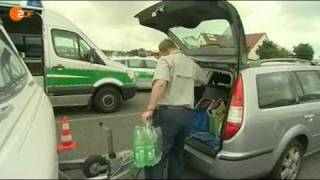 Polizei kontrolliert Wohnmobile Hallo Deutschland 25082009 [upl. by Wichern]