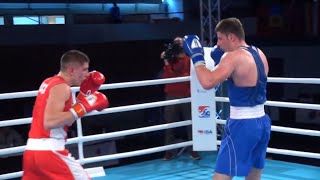 Finals 86kg SAPUN Ivan UKR vs ZAK Yan ISR  EUBC U22 POREČ 2022 [upl. by Aisor]