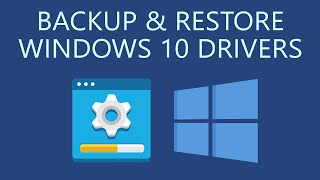 How to Backup and Restore Drivers in Windows 10 [upl. by Atterbury170]