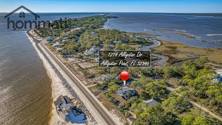 1274 Alligator Dr Alligator Point FL 32346  BRANDED Real Estate Media [upl. by Clementas]