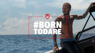 TUDOR Dare to Dive  David Beckham amp Morgan Bourchis [upl. by Esiouqrut682]