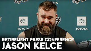 Jason Kelce Announces His Retirement from the NFL [upl. by Trillbee694]