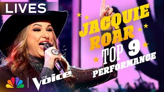 Jacquie Roar Performs quotAlivequot by Sia  The Voice Lives  NBC [upl. by Adnylem140]