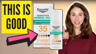 NEW Eucerin Tinted Mineral Sunscreen Review DrDrayzday [upl. by Ketchum]