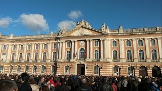 🇫🇷 Marche Républicaine à Toulouse Capitole  11 Janvier 2015 [upl. by Javier449]