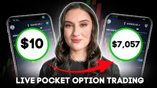 BEST POCKET OPTION STRATEGY 2023  7057 WITH MY OWN SECRET TRADING STRATEGY IN 7 MINUTES [upl. by Nylrad]