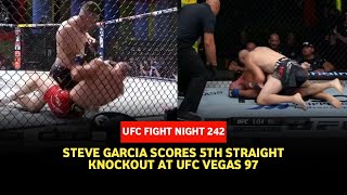 UFC Fight Night 242 results Steve Garcia defeats Kyle Nelson with unexpected punches [upl. by Llenoil]