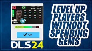 DLS24  HOW TO UPGRADE PLAYERS WITHOUT SPENDING GEMS  DREAM LEAGUE SOCCER 2024 [upl. by Rayburn451]