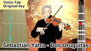 Sebastián Yatra  Dos Oruguitas From quotEncantoquot Violin Tab [upl. by Aleuqahs817]