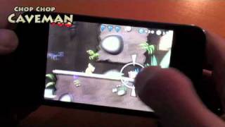 Chop Chop Caveman  Gameplay Footage on iPhone 4 [upl. by Sancho]