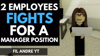 Brookhaven RP  ROBLOX  2 EMPLOYEES FIGHTS FOR A MANAGER POSITION [upl. by Jeffers]