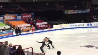 Evgenia Medvedeva  SP practice Team Challenge Cup 2016 [upl. by Annaliese354]