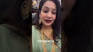 24k gold plated jewellery look like real gold new premium collection viralvideo fashion trending [upl. by Tybi]