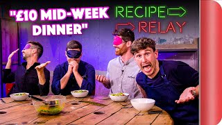 £10 MIDWEEK DINNER Recipe Relay Challenge  Pass it On S2  Sorted Food E14 [upl. by Tellford]