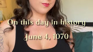 On this day in history June 4 1070 [upl. by Paxton705]