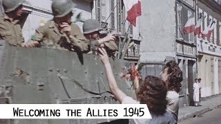 Fraternization 1945 in color and HD [upl. by Hay]