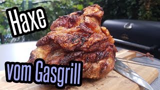 Schweinshaxe vom Gasgrill  Haxe einfach nur kross und gut  Grillen für Jedermann [upl. by Redla59]