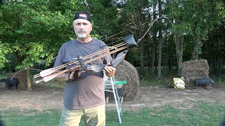 2 PERFECTLY TUNED LIGHT POUNDAGE RECURVE BOWS [upl. by Erdna635]