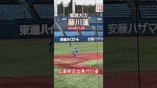 藤川蓮 大学野球 福岡大学 高校野球 [upl. by Goodrich]