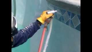 Pool Tile Cleaning  Pristine Pool Service and Repair Inc Fresno CA [upl. by Vastah]