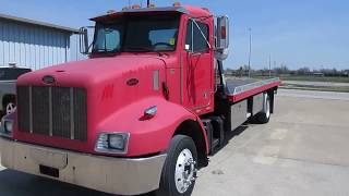 2002 Peterbilt 330 With Jerr Dan 21ft Steel Bed [upl. by Ettennej639]