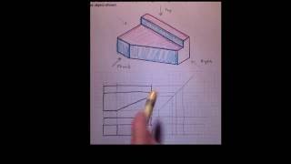 Beginning Orthographic Projection [upl. by Monaco800]