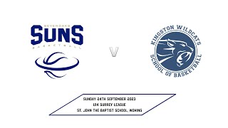 Sevenoaks Suns U14 v Kingston Wildcats U14  24th September 2023 [upl. by Alyahsal]