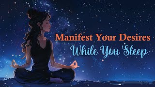 30 Minute Sleep Meditation  Manifest All You Desire While You Sleep [upl. by Ellerahs]