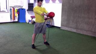 Kettlebell swing with band resistance [upl. by Curzon974]