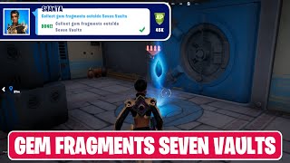 Collect Gem Fragments Outside of Seven Vaults Locations  Fortnite Complete Shanta Quests [upl. by Wallis729]