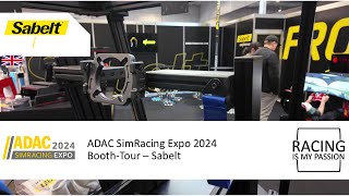 ADAC SimRacing Expo 2024  BoothTour  Sabelt [upl. by Neetsuj459]