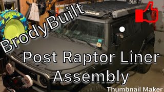 BrodyBuilt Toyota FJ Reassembly bushwackers baja rack snorkel awning [upl. by Robinette]