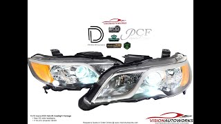 Acura RDX Retrofit Headlight Package  3quot BiLED projectors  VisionAutoworks [upl. by Stochmal16]