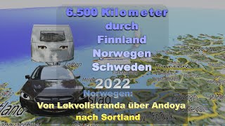 Norwegen LøkvollstrandaAndøyaSortland 4K [upl. by Brosy]