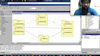 Component Diagram in StarUML [upl. by Ramuk]