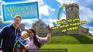 Warwick Castle Vlog  Going Inside the Castle amp Falconers Quest [upl. by Noirda]