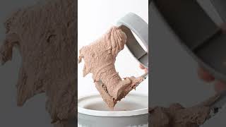 Now churning cocoaonly ice cream with xanthan gum Perfection [upl. by Stranger]