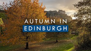 AUTUMN in EDINBURGH  A Walk Through Princes Street Gardens  Scotland Walking Tour  4K  60FPS [upl. by Meredith]